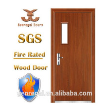 BS476 Standard solide noyau en bois intérieur ignifuge porte